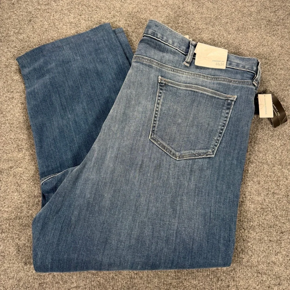 Banana Republic Luxe Traveler Straight Fit Jeans Mens 44x27.5 #4129